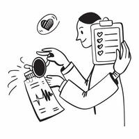 Patient having a cholesterol and blood sugar test concept as A patient undergoing tests for cholesterol and blood sugar levels highlighting the importance of regular health checks v1 vector