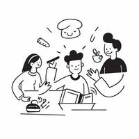 Parents and children participating in a family cooking workshop concept as Parents and children enjoying a family cooking workshop emphasizing hands on learning and family bonding v1 vector