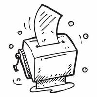 Paper shredder isolated on white background concept as A paper shredder isolated on a white background representing office security document management and business efficiency idea Clean Version 2 vector