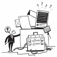 Office equipment theft concept as An office dealing with equipment theft highlighting a bad day filled with security concerns and operational disruption in Photo Stock Concept v1 vector