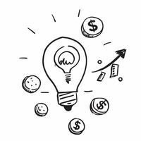 Lightbulb with coins surrounding it concept as A lightbulb with coins surrounding it symbolizing innovative ideas for cost saving energy efficiency and smart financial management v1 vector