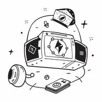 Holographic entertainment system concept as A futuristic home with a holographic entertainment system providing an immersive and cutting edge media experience in Photo Stock Conce v1 vector