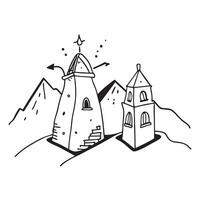 Hidden monasteries in Nepal concept as Discover Nepals hidden monasteries nestled in the Himalayas These spiritual sanctuaries offer a peaceful retreat and a glimpse into Nepalese v1 vector