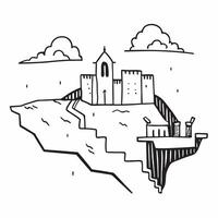 Hidden monasteries in Bhutan concept as Discover Bhutans hidden monasteries perched on remote cliffs and valleys These spiritual sanctuaries offer a peaceful retreat and insight i v1 vector