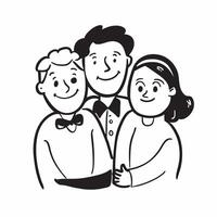 Happy couple isolated on white background concept as A happy couple isolated on a white background showcasing love joy and togetherness Ideal for lifestyle wedding or family theme v1 vector