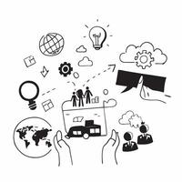 Green transportation initiatives for CSR concept as CSR initiatives focused on promoting green transportation options reducing carbon emissions and promoting eco friendly commuting v1 vector