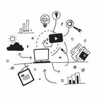 Green IT infrastructure for digital businesses concept as IT infrastructure designed for digital businesses with a focus on sustainability integrating green technology to enhance e v1 vector