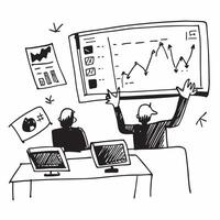 Glossy trading floor action concept as Dynamic shot of a glossy trading floor with vibrant screens displaying stock tickers bustling with traders representing the high energy envir v1 vector