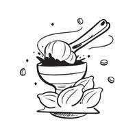 Glossy Thai culinary innovation concept as Digital art showcasing glossy Thai culinary innovation symbolizing the sophistication and creativity in luxury Thai food in Photo Stock v1 vector