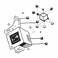 Glossy research networks concept as Abstract digital art featuring glossy research networks symbolizing the interconnected and innovative nature of research technology in Photo St v1 vector