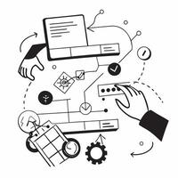 Glossy project supply chains concept as Digital art showcasing glossy project supply chains representing the structured and innovative nature of project technology in Photo Stock v1 vector