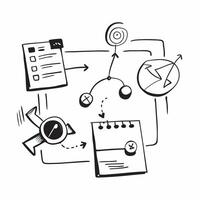 Glossy planning pathways concept as Digital art showcasing glossy planning pathways representing the direction and innovation in production planning technology in Photo Stock Conc Clean Version 2 vector