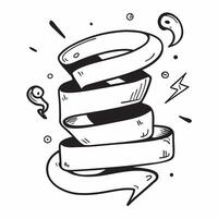 Glossy planning innovation spirals concept as Digital art with glossy planning innovation spirals representing the dynamic and innovative nature of production planning technology v1 vector