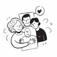 Glossy Parents Day Warmth concept as Digital art showcasing glossy Parents Day warmth representing the love and connection in family relationships in Photo Stock Concept v1 vector