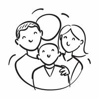 Glossy Parents Day Bond concept as Digital art showcasing glossy Parents Day bond representing the connection and love in family relationships in Photo Stock Concept v1 vector