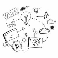 Glossy innovation clusters concept as Digital art showcasing glossy research and innovation clusters representing the grouping and innovation in research technology in Photo Stock Clean Version 2 vector