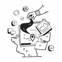 Glossy HR supply maps concept as Digital art featuring glossy HR supply maps representing the structured and innovative nature of human resource technology in Photo Stock Concept v1 vector