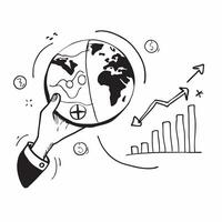 Glossy global stock market map concept as Glossy and vibrant world map highlighting global stock market indices and financial data representing international trade and economic con v1 vector