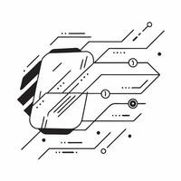 Glossy cyber grid concept as Abstract digital art featuring a glossy cyber grid representing the structured and innovative aspects of cyber security technology in Photo Stock Conc v1 vector