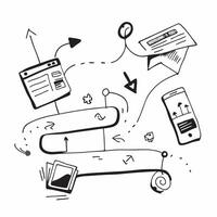 Glossy collaboration pathways concept as Digital art showcasing glossy collaboration pathways representing the direction and innovation in workshop technology in Photo Stock Conce v1 vector