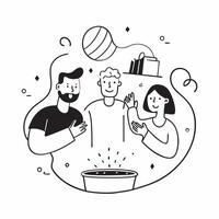 Friends having a spa day concept as Friends having a spa day symbolizing relaxation pampering and the bonding experiences of self care together in Photo Stock Concept v1 vector