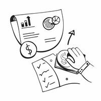 Financial summary isolated on white background concept as A detailed financial summary isolated on a white background representing financial analysis investment and economic growth v1 vector