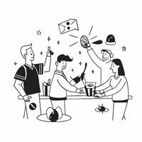 Fans tailgating at a football game concept as Fans enjoying a tailgate party before a football game grilling food playing games and showing team spirit Perfect for content about s v1 vector