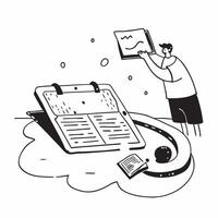 Entrepreneur reviewing business reports on a tablet by a pool concept as An entrepreneur reviewing business reports on a tablet by a pool showcasing the blend of work and leisure i v1 vector