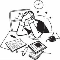 Engineer asleep at workbench concept as An engineer asleep at their workbench surrounded by tools and blueprints highlighting the commitment and fatigue of intensive project work v1 vector