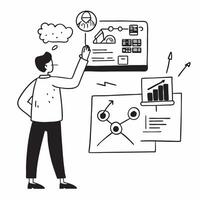 Engineer pitching a smart city project to government officials concept as An engineer presenting a comprehensive smart city project to government officials emphasizing technologica v1 vector