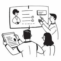 Employees attending a skills development workshop concept as Employees attending a skills development workshop highlighting continuous learning and professional growth in the workp v1 vector