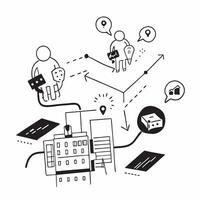 Digital twins for sustainable urban planning concept as Digital twin technology used in urban planning to enhance sustainability providing real time data and insights for efficient v1 vector