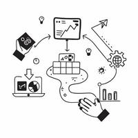 Digital supply chain solutions for green logistics concept as Digital supply chain solutions optimizing logistics for sustainability integrating green technology and data analytics v1 vector