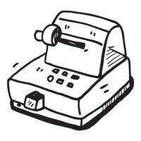 Desk phone isolated on white background concept as A modern desk phone isolated on a white background representing business communication office tools and professional work ideal f v1 vector