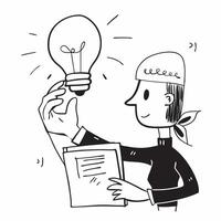 Creative director with light bulb concept as A creative director holding a light bulb symbolizing the inception of new ideas in the creative industry in Photo Stock Concept v1 vector