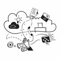 Cloud computing for sustainable entertainment industry concept as Cloud computing solutions for the entertainment industry focused on sustainability enhancing production efficiency v1 vector