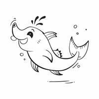 Close up of a sea lion playing in the water concept as A playful close up of a sea lion frolicking in the water showcasing its joyful nature and agile movements Perfect for marine v1 vector