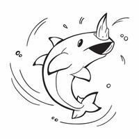 Close up of a dolphin jumping out of water concept as An exhilarating close up of a dolphin jumping out of the water capturing its dynamic movement and joyful expression Perfect f v1 vector