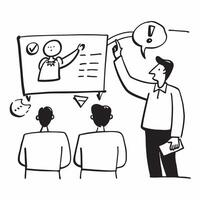Business professionals in a corporate training session concept as Business professionals participating in a corporate training session highlighting professional development and con v1 vector