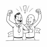 Boxer and coach celebrating in the ring concept as A boxer and coach celebrating a victory together in the ring showcasing teamwork achievement and joy in Photo Stock Concept v1 vector