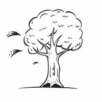 Ash tree isolated on white background concept as A majestic ash tree isolated on a white background featuring its compound leaves and sturdy trunk perfect for urban park or educati v1 vector