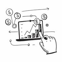 AI powered financial research concept as AI powered financial research tools providing deep insights and predictive analysis representing the future of financial decision making i v1 vector