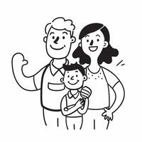 A day at the zoo with family concept as A family enjoying a day at the zoo highlighting a good day filled with fun learning and bonding in Photo Stock Concept v1 vector