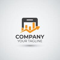 data techno apps logo design icon template vector