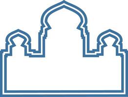 Outline of a Historical Building vector