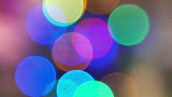 Abstract Bokeh Background Multi Colored geometric video