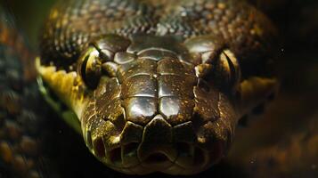Head of a Python photo