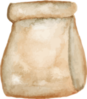 a paperbag of lunch on a transparent background png