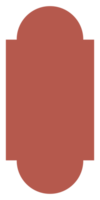 The Circle with Rectangle Red Oriental Style Islamic Frame Arches with Modern Boho Mosque Dome for Window png
