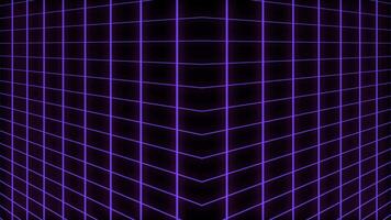abstract 3d synth blocks in motion in infinite loop, minimalist 3d grid design with retro digital look video